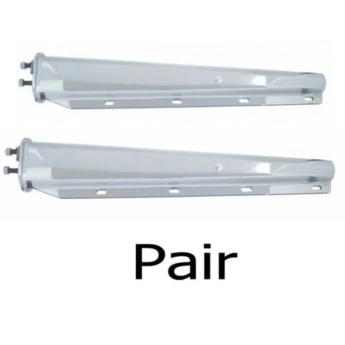Chromed Mud Flap Hanger Set  (1-1/8") Spring Loaded