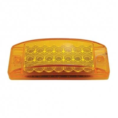 21 LED Marker Clearance Light - Amber LED with Amber Lens