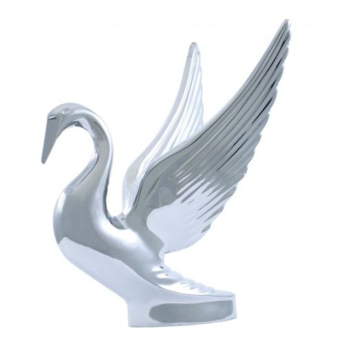 Swan Hood Ornament  - Chrome Hood Ornament 