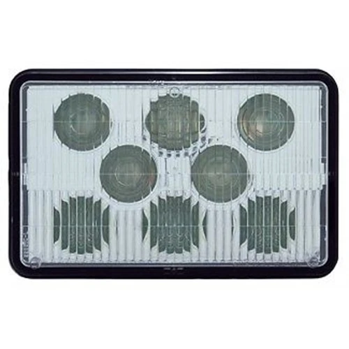 8 LED 6" X 4" RECTANGULAR HIGH POWER LOW BEAM HEADLIGHT