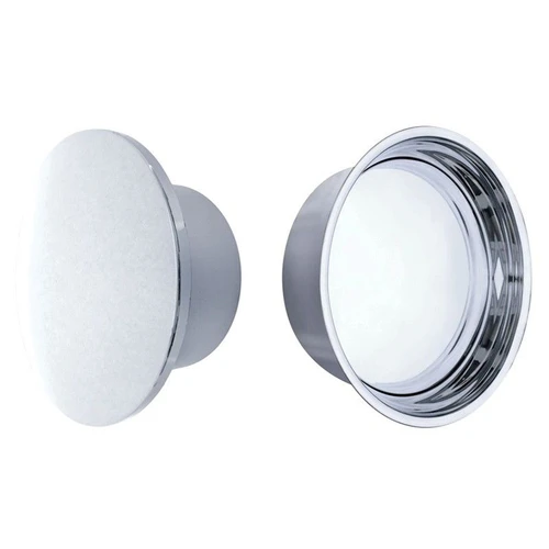 Moon chrome plastic (PAIR) rear axle cover for 33mm lug nuts 