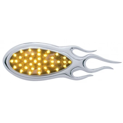 39 LED Inferno" Auxiliary Light - Chrome with Amber LED Peterbilt Freightliner Kenworth
