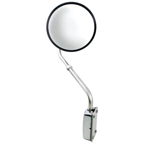 Convex Mirror 8" Chrome Hood Mount Assembly 