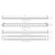 12" Ultra Thin LED Marker/Clearance Light Bar With Chrome Bezel, Amber LED  with Clear Lens