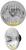 Peterbilt Kenworth Lights 7inch Crystal Headlight 10 Amber LED set of 2 lights