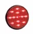 Maxxima 2-1/2" Round Clearance Side Marker light 13 LED Red LED w/ Red  Lens