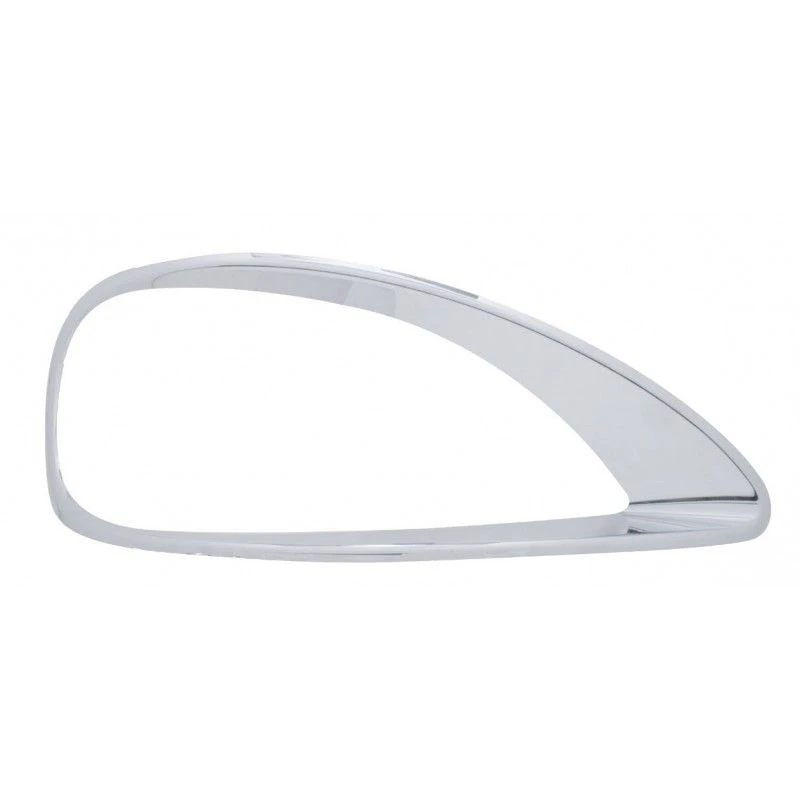 Chrome Plastic Freightliner Columbia Headlight Bezel, Passenger Side