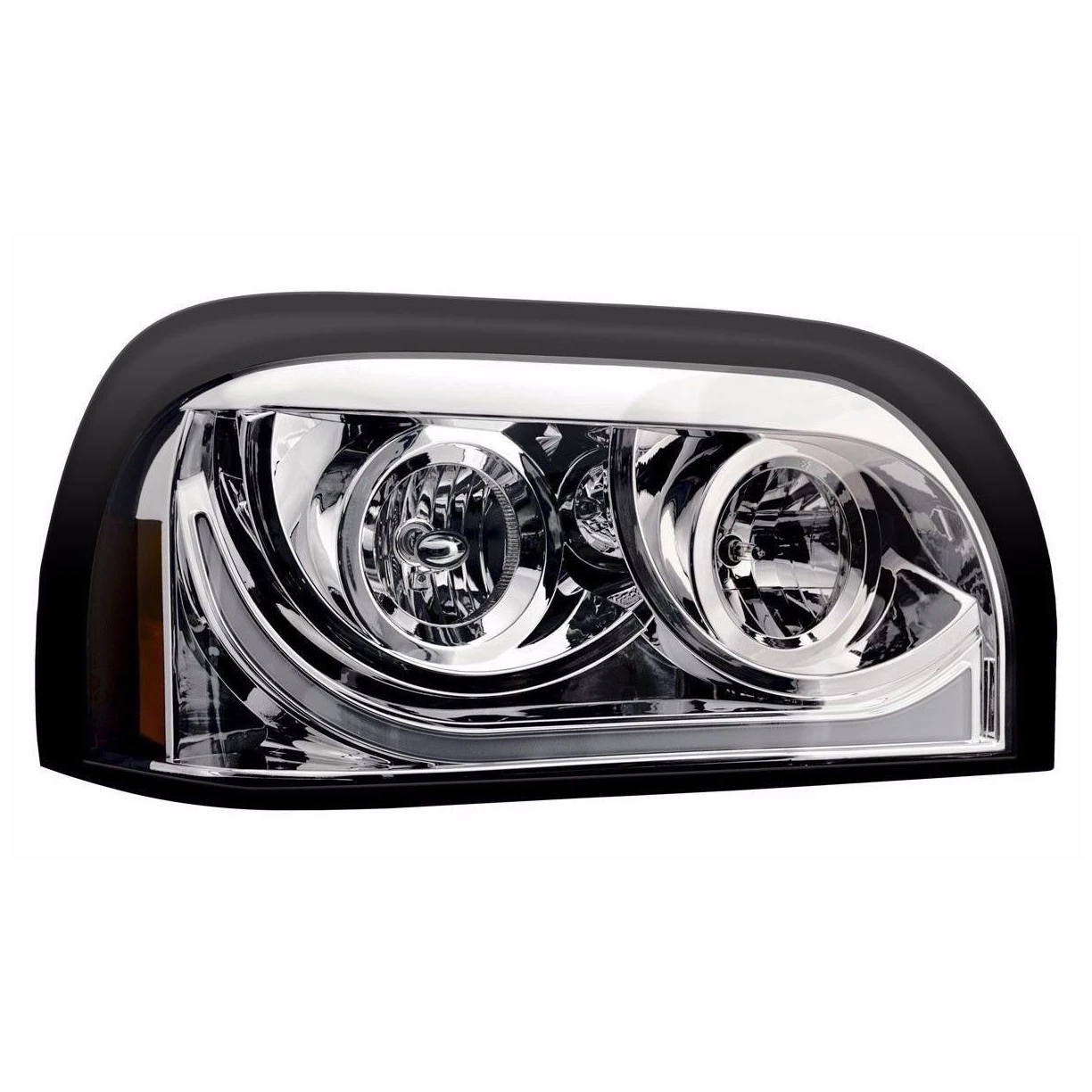 Freightliner Century LED Marker/Turn Chrome Headlight Assembly - Passenger Side
