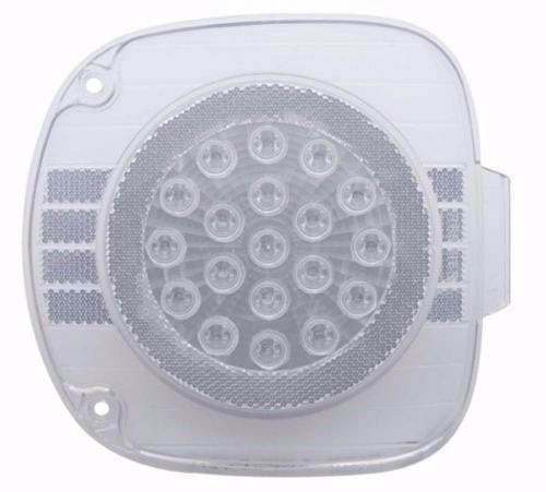 19 LED Freightliner Turn Signal Lights - Amber LED with Clear Lens