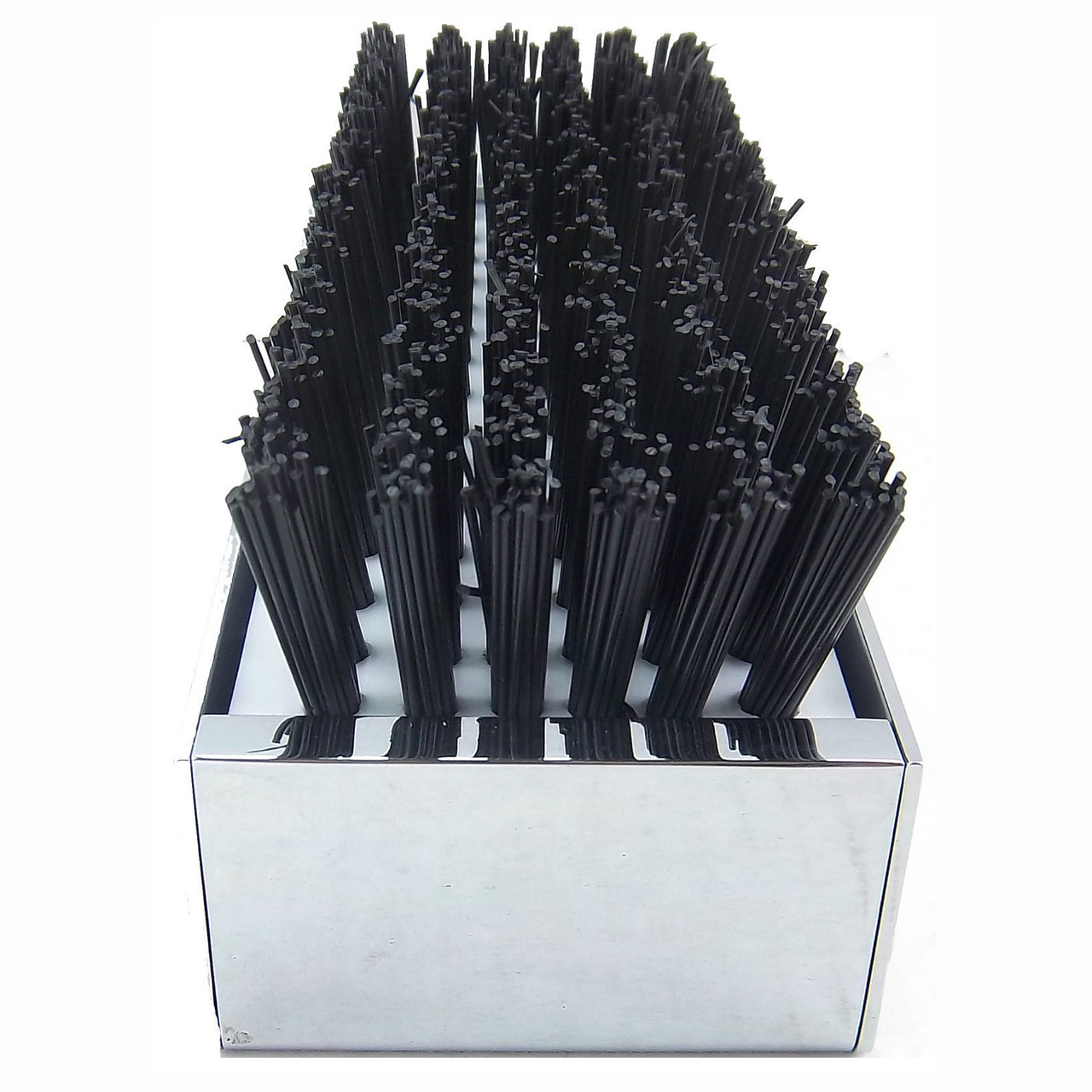 Boot Brush Caddie Black Brush for Peterbilt Kenworth Freightliner Ford, Chrome
